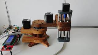Virk I mini desktop scara robot - first moves