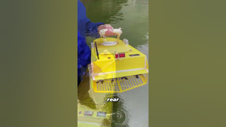 Bateau de pêche télécommandé