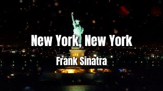 New York, New York | Frank Sinatra | Lyrics