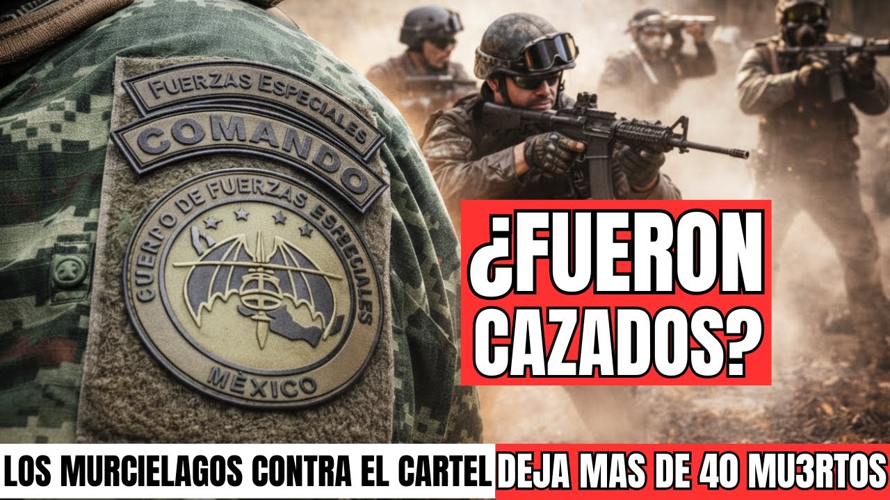LLEGARON DE NOCHE... SIN RUIDO... SIN PIEDAD... CONTRA EL CARTEL.  MURCIÉLAGOS FUERZAS MILITARES...