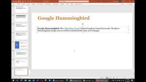 SEO Ranking Factors Via Google Hummingbird | This Algorithm May Increase Boost Ranking