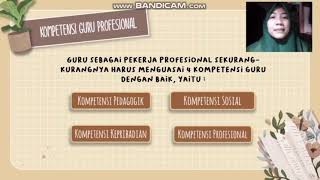 VIDEO PRESENTASI KELOMPOK 3 -  HAKIKAT PROFESIONALISME GURU