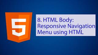 How to Create A Navigation Bar using HTML and CSS | How to Create Responsive NavBar | html course