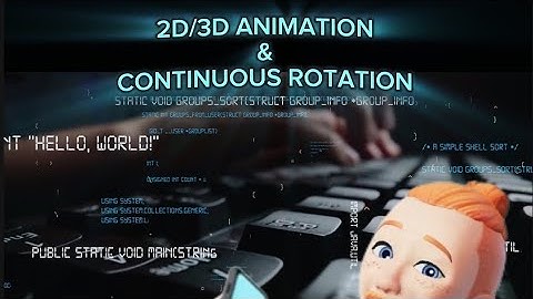 HORIZON WORLDS: 2D/3D ANIMATION & CONTINUOUS ROTATION TUTORIAL