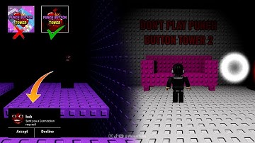 PUNCH BUTTON TOWER SCARY BOB SECRET ROBLOX GAMEPLAY (ASMR KEYBOARD)