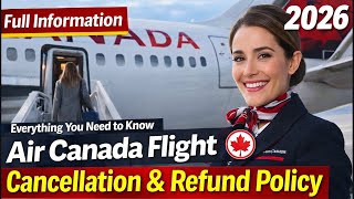Air Canada Flight Cancellation & Refund Policy 2026 | Fees, Rules & Your Rights!