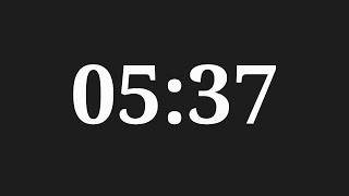 5 Minutes 37 Seconds Timer