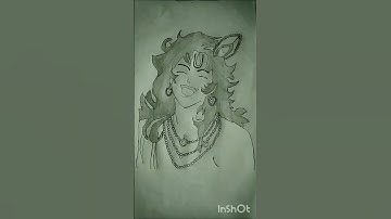 Lord krishna in Anime style 🙏#lord #krishna #anime #style #sketch #art #subscribe