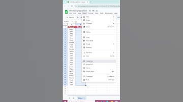 How to insert checkbox in Google Sheet
