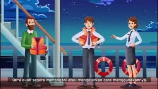 Panduan Keselamatan di Atas Kapal (Animasi)