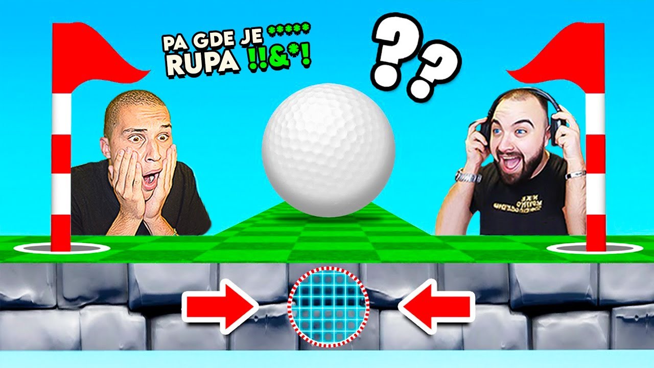 POGODI PRAVU RUPU NA TROLL MAPI – OVO JE NEMOGUĆE! 🤬⛳(presmešni GOLF momenti)