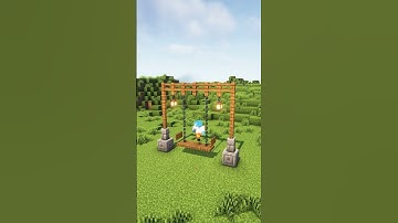 Minecraft: Swing Tutorial for Your Garden! | #building