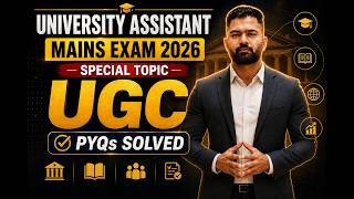 PYQ | UGC | University Assistant Special Topic | Degree Mains 2026 | HARIS
