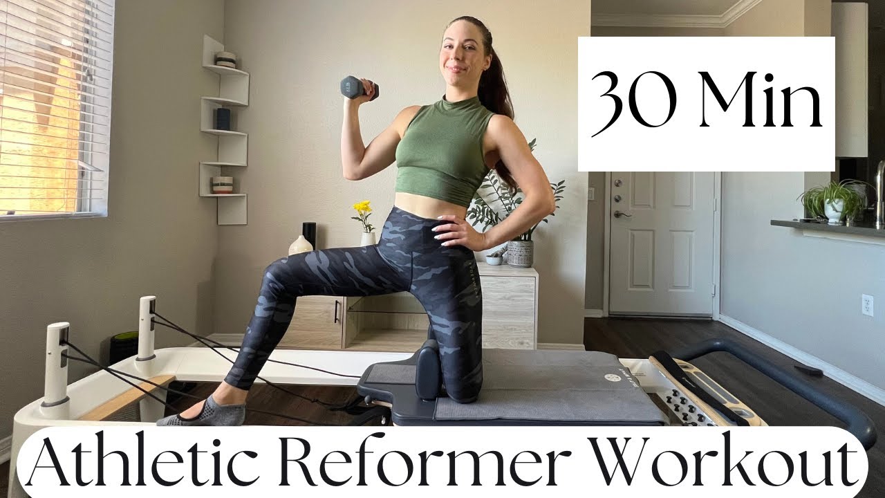 Pilates Athletic Reformer Workout | Intermediate | w/ Mini Weights
