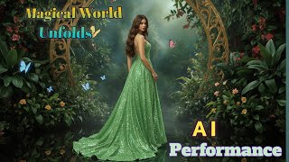 “Magician Creates Enchanted World | Magical Dress Transformations to Fairy ✨🧚‍♀️”