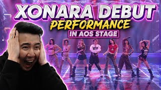 XONARA DEBUT performance in AOS STAGE | REACTION