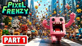 PIXEL FRENZY Gameplay Walkthrough Part 1 - FULL GAME DEMO (No Commentary)