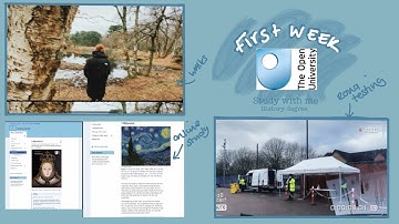 Open University weekly vlog | First week | History degree | Study with me