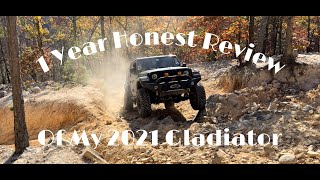 1 Year Honest Review of My 2021 Jeep Gladiator