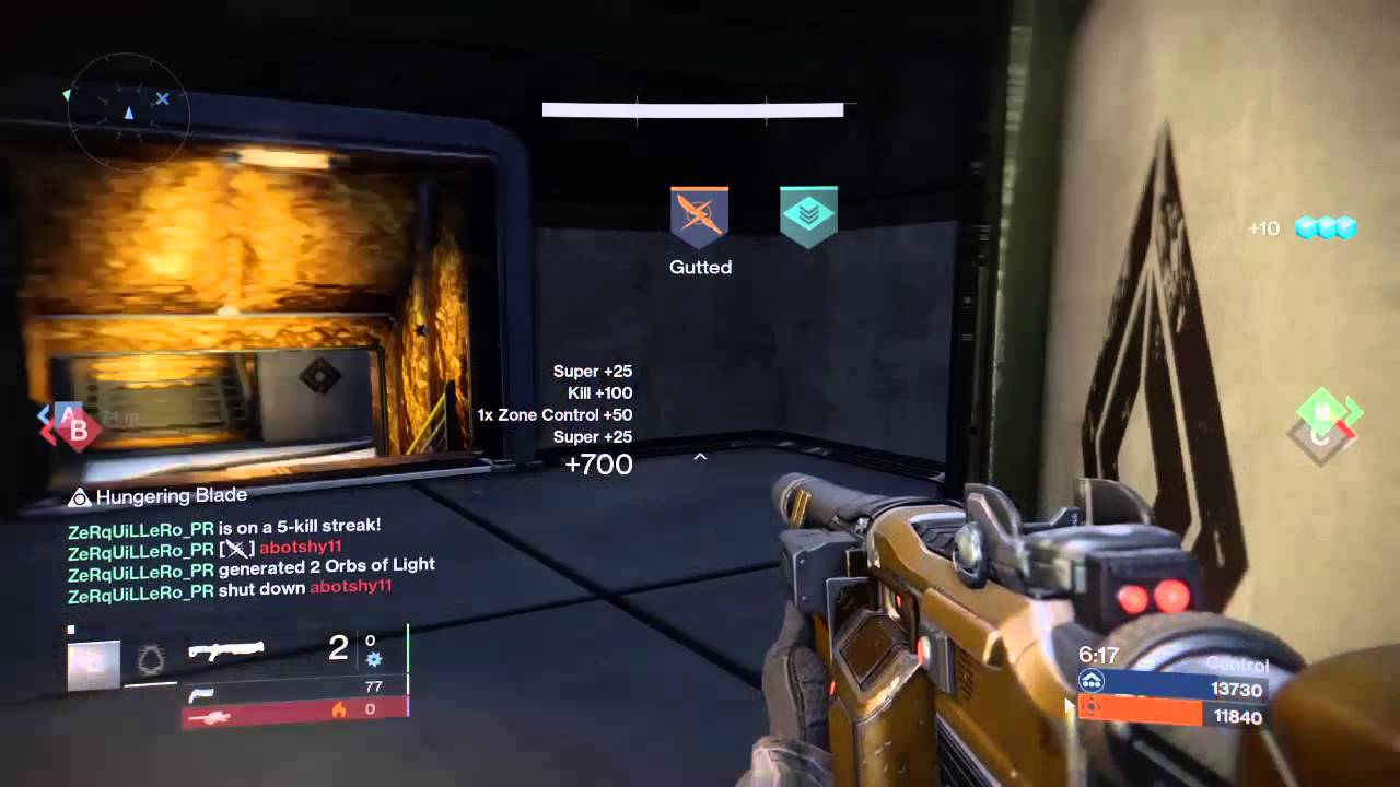 Destiny PVP - Bladedancer Multiple Kills
