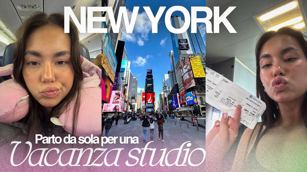 PARTO DA SOLA PER NEW YORK PER UNA VACANZA STUDIO!