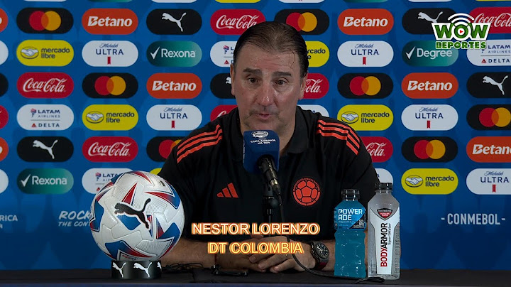 🗣️ NÉSTOR LORENZO, DT DE COLOMBIA 🇨🇴 TRAS CAER EN LA FINAL DE COPA AMÉRICA 2024
