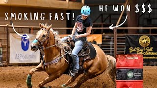 FIRST RUN EVER ON MY NEW HORSE!