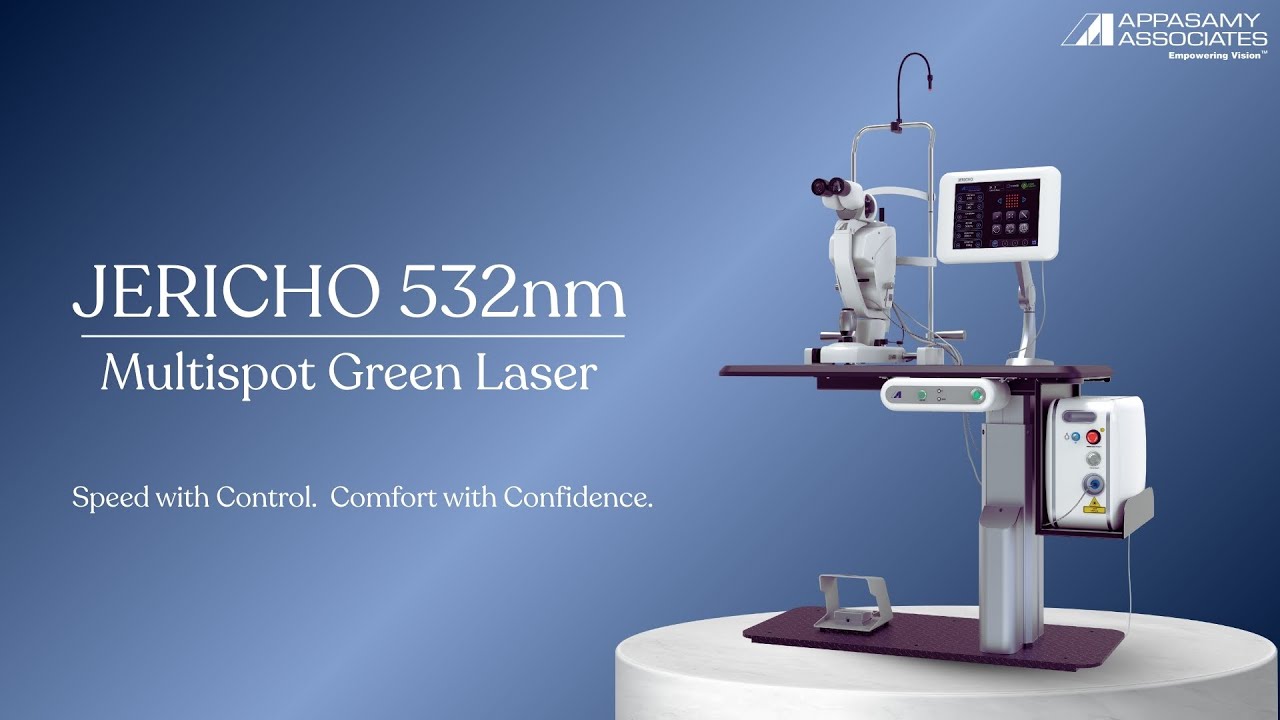 JERICHO | Multispot Green Laser | CE Marked Ophthalmic Laser with