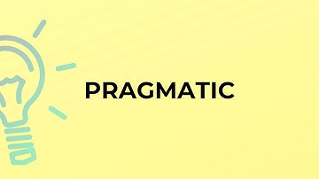 What is the meaning of the word PRAGMATIC?