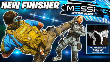 NEW MESSI EXECUTION in MODERN WARFARE 2 | NO FIREARMS NEEDED FINISHING MOVE (MESSI BUNDLE MW2)