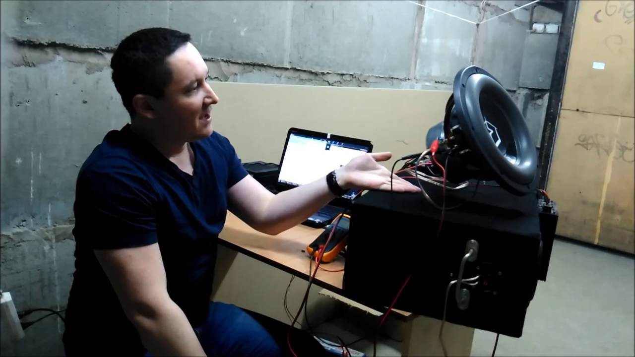 Замер параметров Тиля-Смолла нового сабвуфера Ural AS-D12.3D2 - YouTube