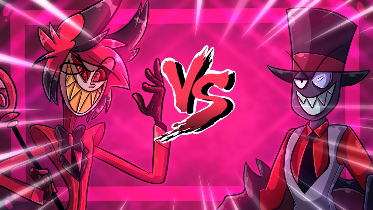 Black Hat(Villainous) VS Alastor (Hazbin Hotel) BATALHA MUSICAL (Rap