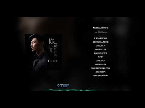 《  你还是从前的你吗   》  演唱  : 大欢