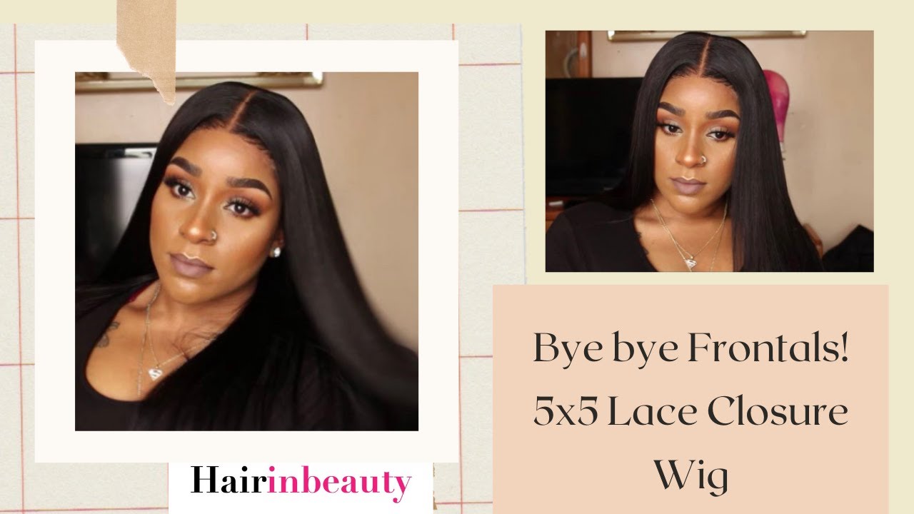 No More Frontals! HairInBeauty 5x5 Lace Closure Wig