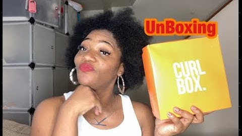 CurlBox UnBoxing for October 2021, Red Lip, Daughter, Afro & More