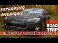 Exploring Great Lakes Fall Colors on The Way to NC - Tesla Road Trip (w/ALL DATA)