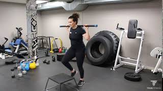 Body Bar Step Ups