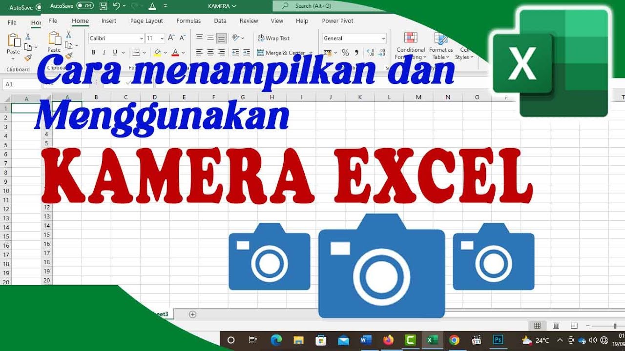 Cara Menampilkan dan Menggunakan Kamera Excel YouTube