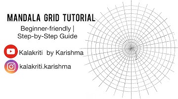 How to Draw Mandala Grids | Step-by-Step Guide #mandalagrid #mandalatutorial #mandalavideo