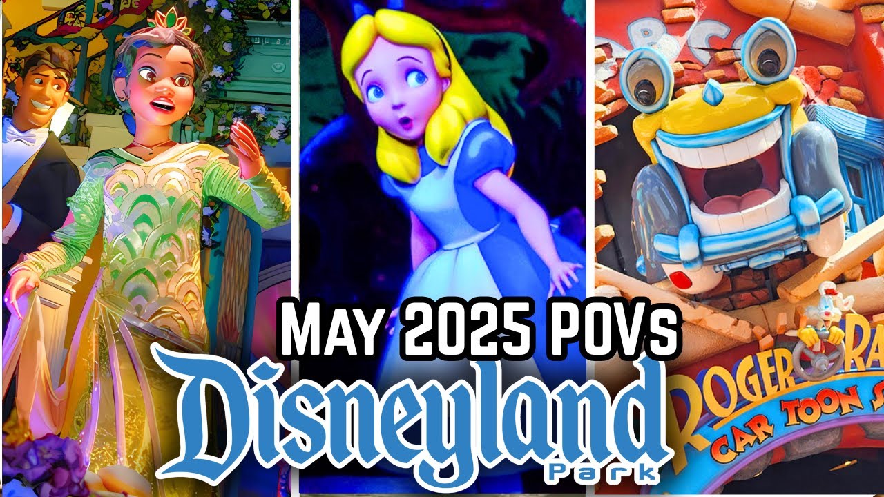 Disneyland Rides - May 2025 POVs | 4K 60FPS