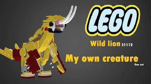 Lego 31112 one set alternate build - My own creature