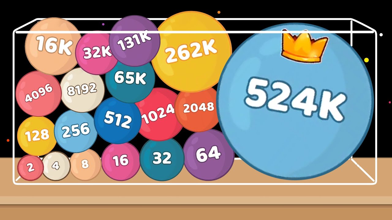 BOUNCY BALL MERGE - Prepare to Be OBSESSED! Drop and Merge, 2048 Balls, Suika Game, Watermelon Merge