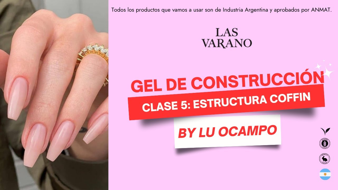 💅 5/8 Masterclass de Gel de Construcción | ESTRUCTURA: COFFIN ✨ 
