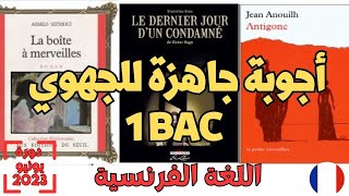 Examen Régional Franaçais 1 BAC 2023 تلخيص روايات الفرنسية مع أجوبة جاهزة | الامتحان الجهوي