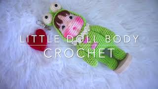 Cute doll body crochet 👧🏼