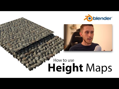 3 Most Popular Methods of using Height, Displacement or Bump Maps | Blender 2.8
