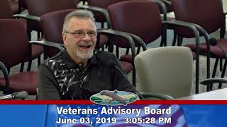 June 3rd, 2019 - Veterans Advisory Board Meeting