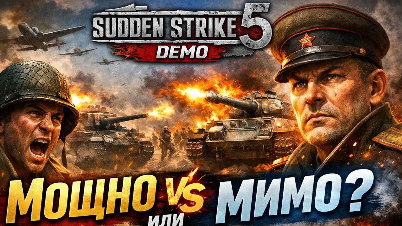 ВОЗВРАЩЕНИЕ ЛЕГЕНДЫ или ПРОВАЛ? Sudden Strike 5 Demo!