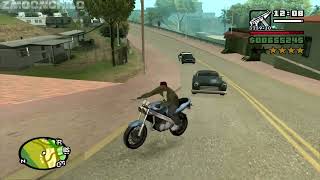 Gang Wars in San Fierro with a 4 Star Wanted Level - GTA San Andreas