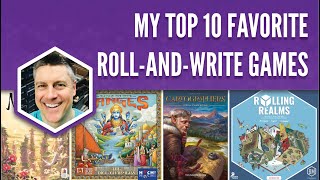 My Top 10 Favorite Roll-and-Write Games